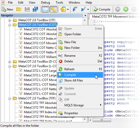 MetaCOT 2 CFTC ToolBox (Set of Indicators) MT4  - скачать индикатор для MetaTrader 4 бесплатно