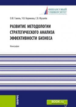 Развитие методологии стратегического анализа эффективности бизнеса. (Аспирантура, Бакалавриат, Магистратура). Монография. - скачать книгу